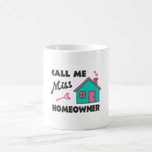 Huisopwarmingsfeest Noem me Miss Homeowner Koffiemok