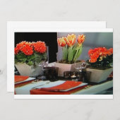 HUISPARTIJ/INVITAIL VAN DE COCKTAIL PARTIJ KAART (Voorkant / Achterkant)