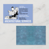 Huisplannen Design Architect Visitekaartje (Voorkant / Achterkant)