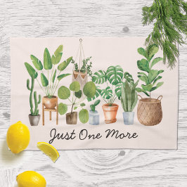 Huisplant Waterverf Quote Theedoek