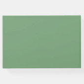 Huisplanten Bruidsfeest Groene Aangepaste Gastenboek (Achterkant)