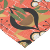 Huisplanten | Oranje, zwart, goud | Midden-eeuw Tafelkleed (Gekanteld)