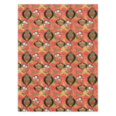 Huisplanten | Oranje, zwart, goud | Midden-eeuw Tafelkleed (Voorkant)