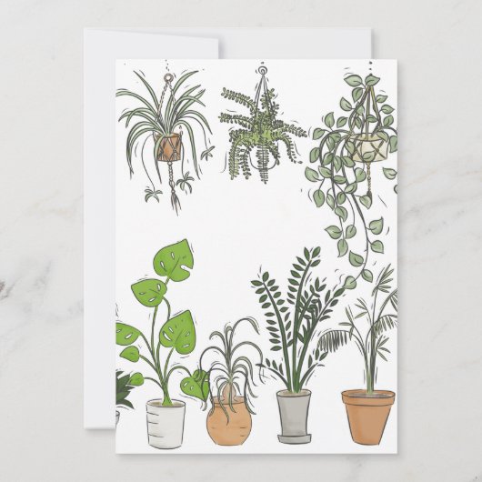 Huisplanten Wijziging adres uitnodiging (Achterkant)