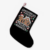 Huisprojectmanager Gemberkoek Bakken  Kleine Kerstsok (Voorkant (Hangend))