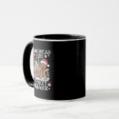 Huisprojectmanager van Sinterklaas Funny Kerstmis Mok (Voorkant links)
