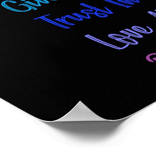 Huisregels Positiviteit Poster (Hoek)