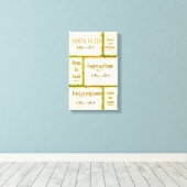 Huisregels Verpakt canvas (Insitu (Houten vloer))