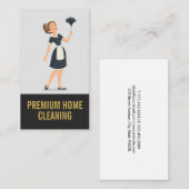 Huisreinigers | meid visitekaartje (Voorkant / Achterkant)