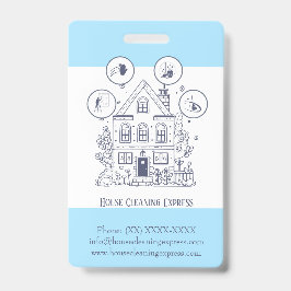 Huisreiniging Huis Diensten Charmerend Badge