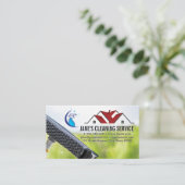 Huisreiniging | Rubber | Fles Spray Visitekaartje (Staand voorkant)