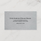 huisreinigingsapparatuur | Iconen reinigen Visitekaartje (Achterkant)