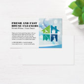 Huisreinigingsdienst Iconen | Sopbellen Visitekaartje (Bureau)