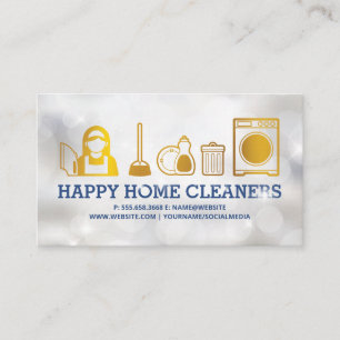 Huisreinigingsiconen   Glitters Visitekaartje