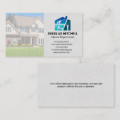 Huisrenovatie Gereedschap | Aannemer Visitekaartje (Voorkant / Achterkant)