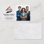 Huisrenovaties Logo | firma Visitekaartje (Voorkant / Achterkant)