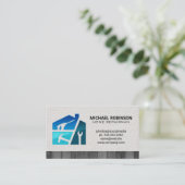 Huisreparateur Gereedschap | Aannemer Visitekaartje (Staand voorkant)