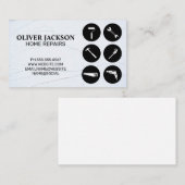 Huisreparatie | Gereedschap | Klusjesman Visitekaartje (Voorkant / Achterkant)