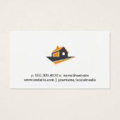 Huisreparatie | Klusjesman | Hamer Sleutel Visitekaartje (Achterkant)