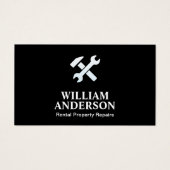 Huisreparatie | Klusjesman | Hamer Sleutel Visitekaartje (Voorkant)