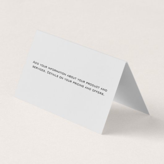 Huisreparatie Logo | Aannemer Visitekaartje (Achterkant)