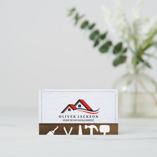 Huisreparatie | Makelaar | Dak Visitekaartje (Staand voorkant)