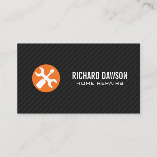 Huisreparaties | Sleutel Schroevendraaier Visitekaartje (Voorkant)