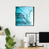 huisschets poster (Thuiskantoor)