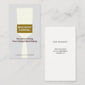 Huisschilder verfkwast Logo 2 Visitekaartje (Voorkant / Achterkant)