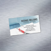 huisschilder | verfrol op muur magnetisch visitekaartje (Voorbeeld)