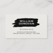 huisschilder visitekaartje / professionele schilde (Voorkant)