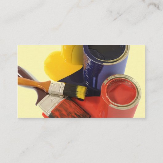 Huisschilderend Visitekaartje (Achterkant)