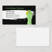 Huisschoonmaak Eenvoudige unieke Visitekaartjes (Voorkant / Achterkant)