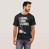 Huisschoonmaak voor schoonmaker en huishoudster t-shirt (Voorkant volledig)