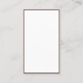 Huisschoonmaakdiensten Eenvoudig Roze Visitekaartje (Achterkant)