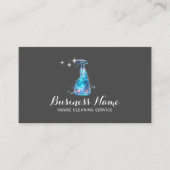 Huisschoonmaakservice Gloeiende reiniger Roos Goud Visitekaartje (Voorkant)