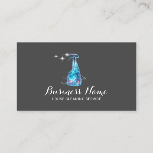 Huisschoonmaakservice Gloeiende reiniger Roos Goud Visitekaartje (Voorkant)