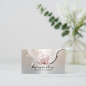 Huisschoonmaakservice Modern Silver Housekeeping Visitekaartje (Staand voorkant)