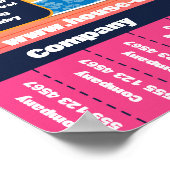 Huisschoonmaakservice Roze Poster (Hoek)