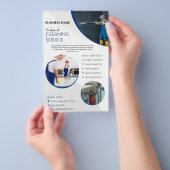 Huisschoonmaakservice Zakelijke flyers (Hand)