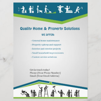 Huisservices Flyer Sjabloon
