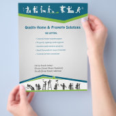 Huisservices Flyer Sjabloon (Hand)