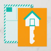 huissleutel briefkaart (Voorkant / Achterkant)