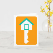 huissleutel kaart (Gele Bloem)