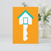 huissleutel kaart (Staand voorkant)