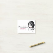 Huisstijl haar- en schoonheidssalon post-it® notes (Op bureau)