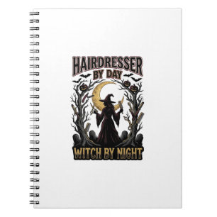 Huisstijl Heksen Halloween Kapsalon overdag Design Notitieboek