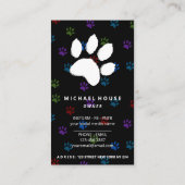 Huisvedertje Visitekaartje (Achterkant)