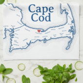 Huisverwarmend cadeau voor een nieuw huis in Barns Theedoek (Gevouwen)