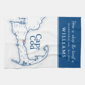 Huisverwarmend cadeau voor een nieuw huis in Barns Theedoek (Horizontaal)